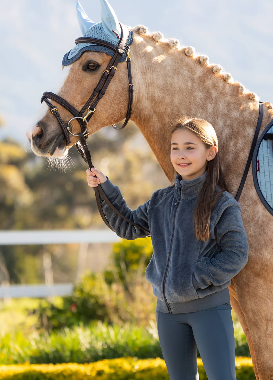 LeMieux Young Rider Libby Fleece - Petrol