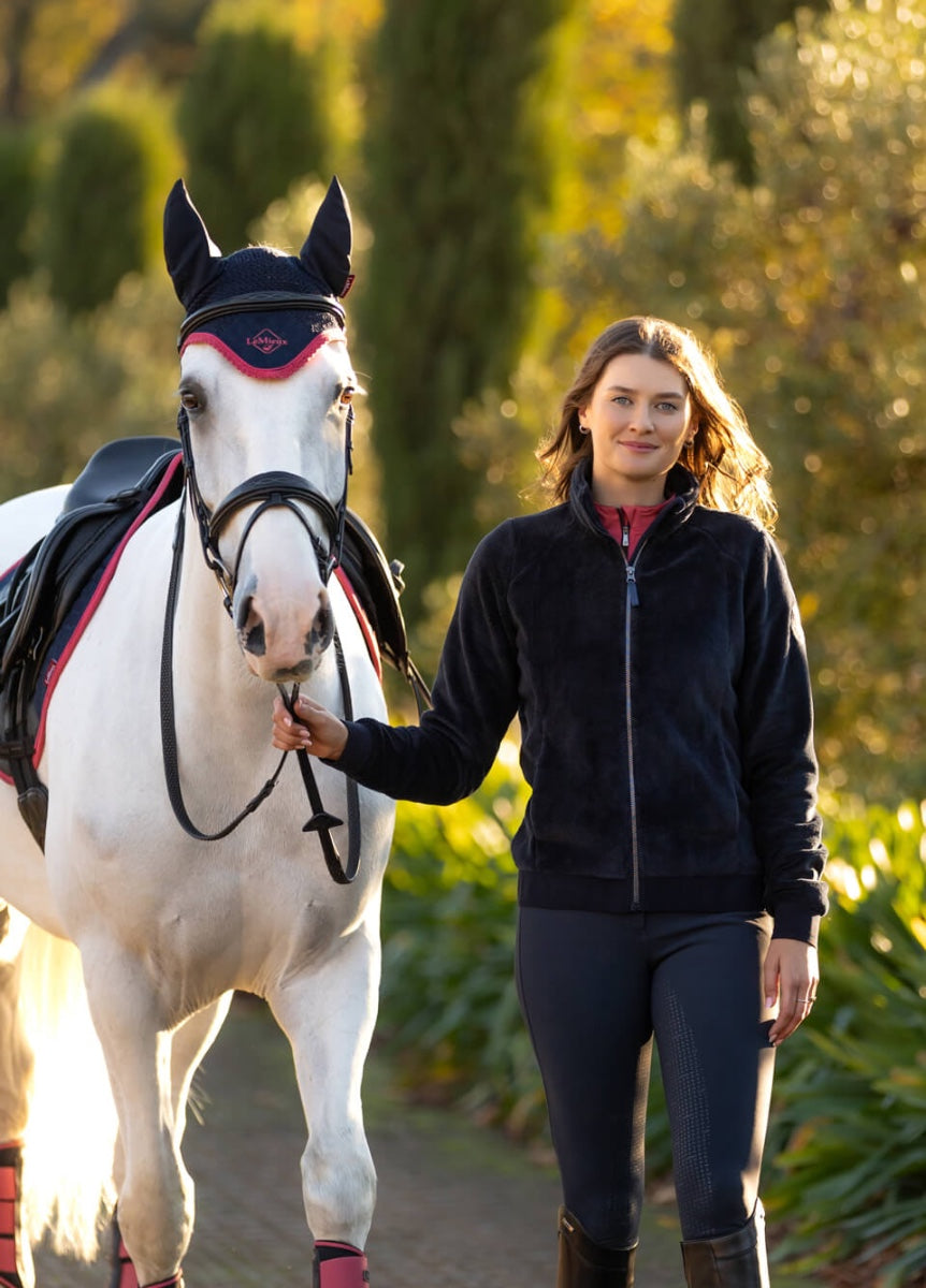 LeMieux Liberty Zip Through Fleece - Navy