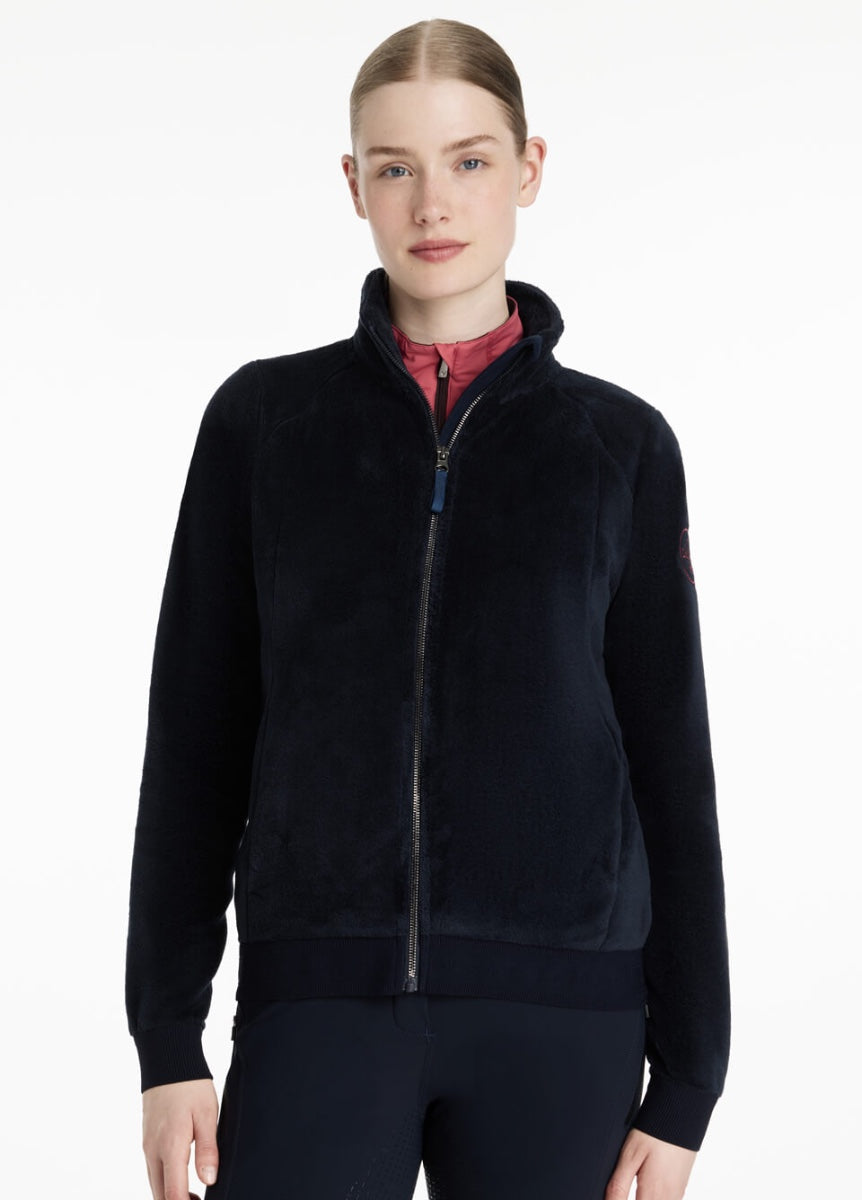 LeMieux Liberty Zip Through Fleece - Navy