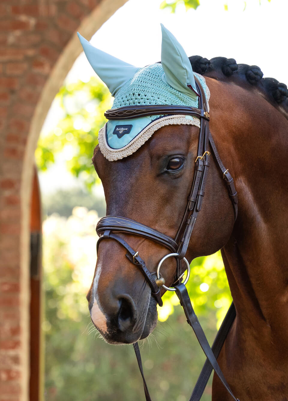 LeMieux Loire Fly Hood - Aqua