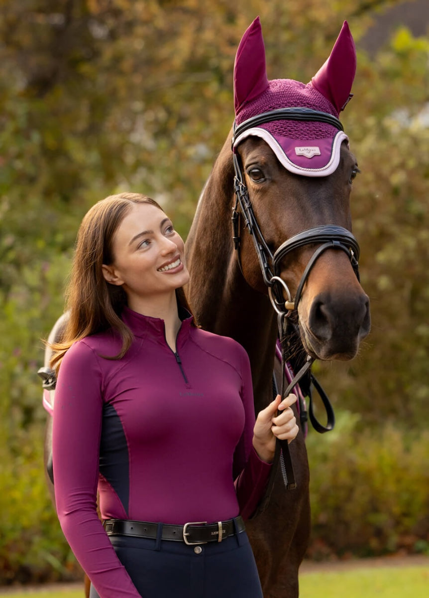 LeMieux Loire Fly Hood - Blackberry