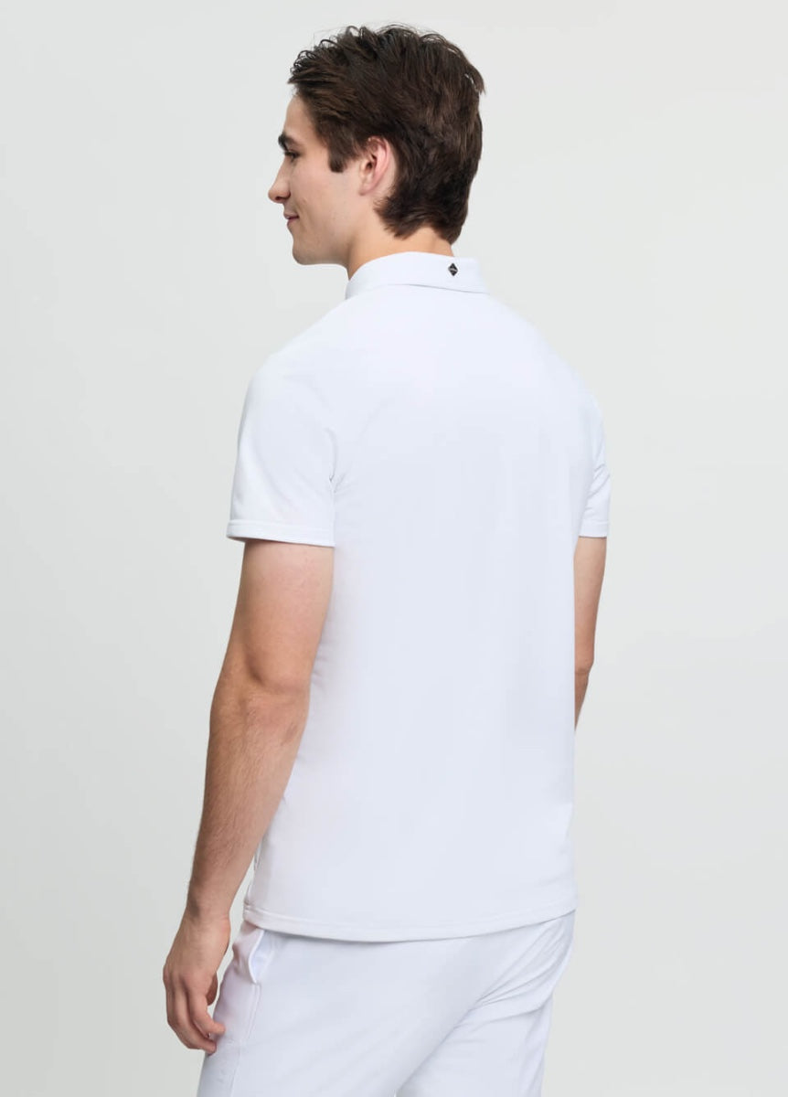 LeMieux Mens Short Sleeve Competition Shirt - White