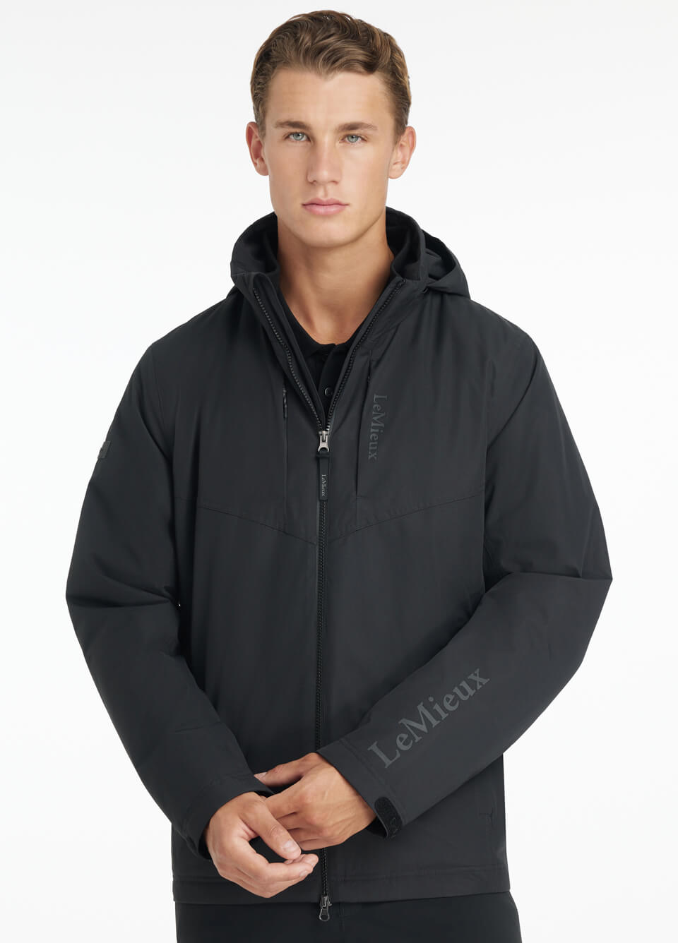 LeMieux Mens Waterproof Team Jacket - Black