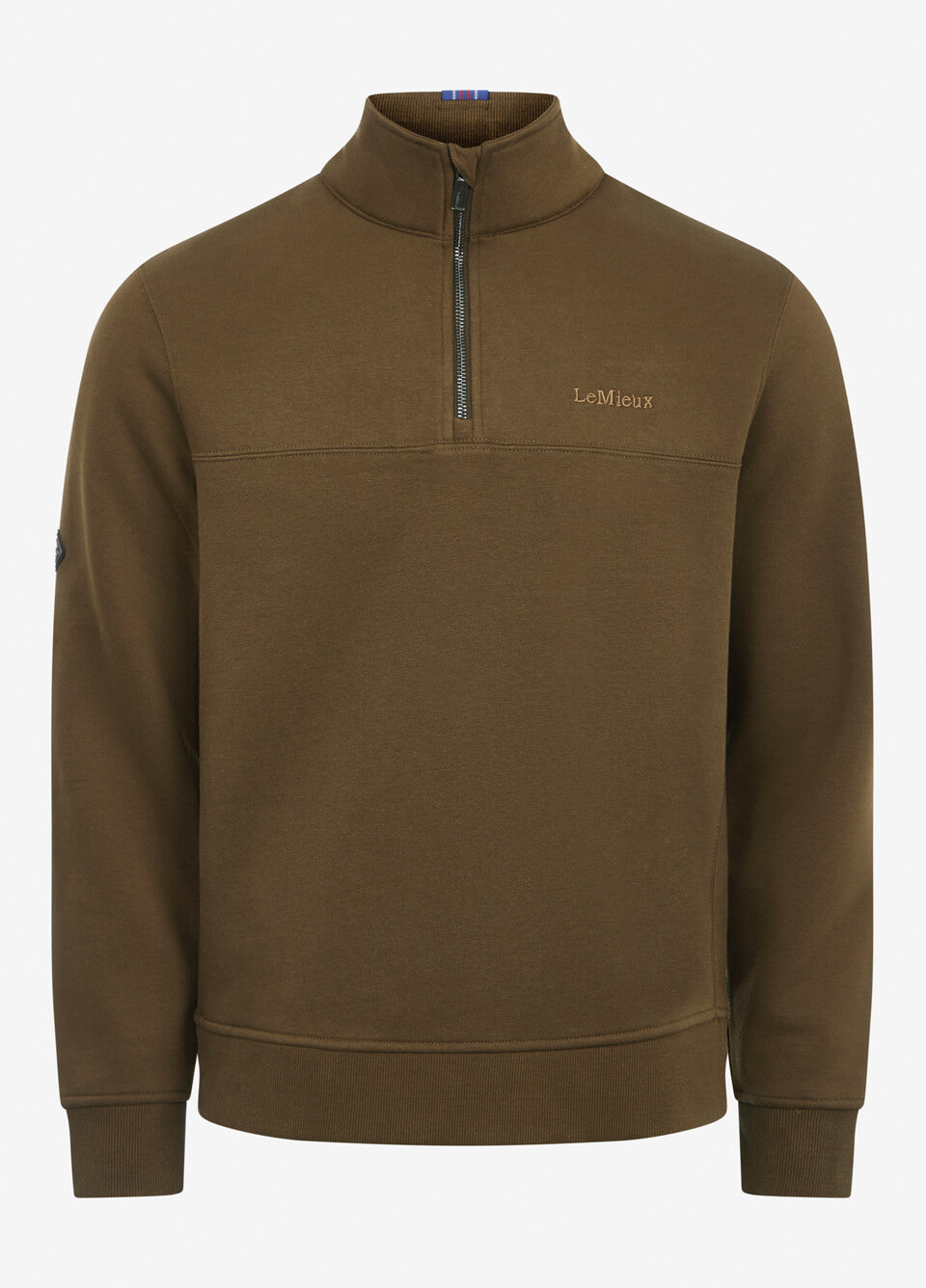 LeMieux Mens Quarter Neck Sweat - Alpine