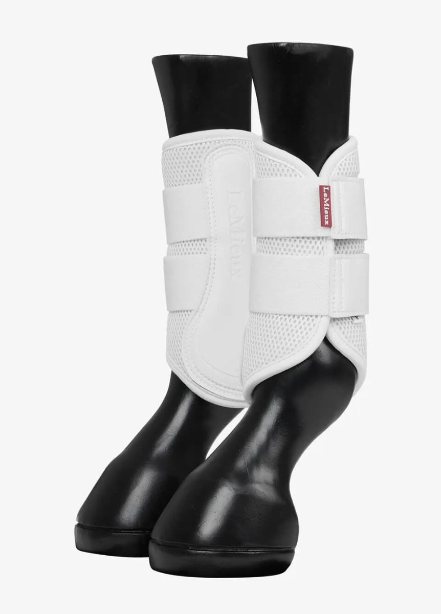 LeMieux Mesh Brushing Boots - White