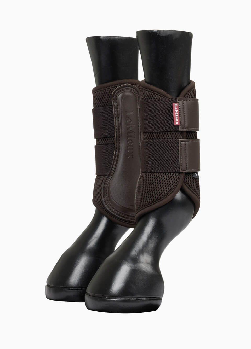 LeMieux Mesh Brushing Boots - Brown