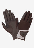 LeMieux Pro Mesh Gloves - Brown/Almond