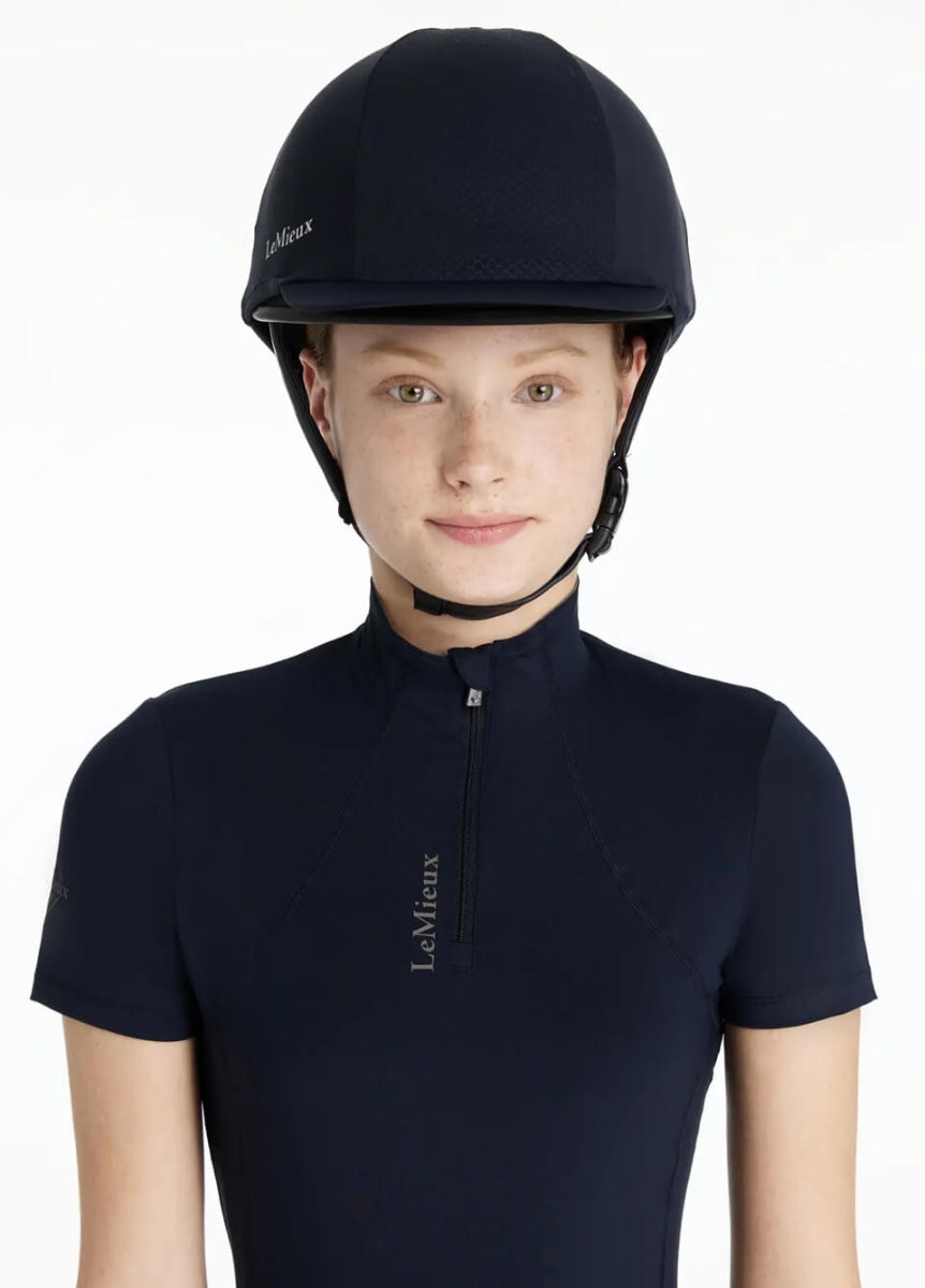 LeMieux Pro Mesh Hat Silk - Navy