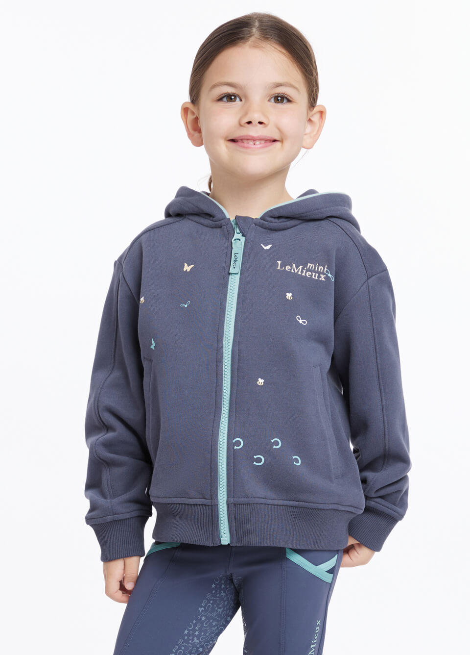 LeMieux Mini Charlie Zip Through Hoodie - Dusk