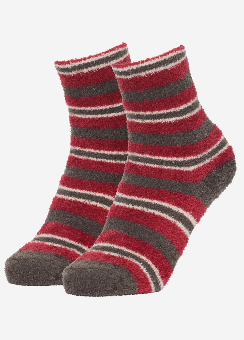 LeMieux Mini Sabrina Stripe Fluffies Socks - Ember