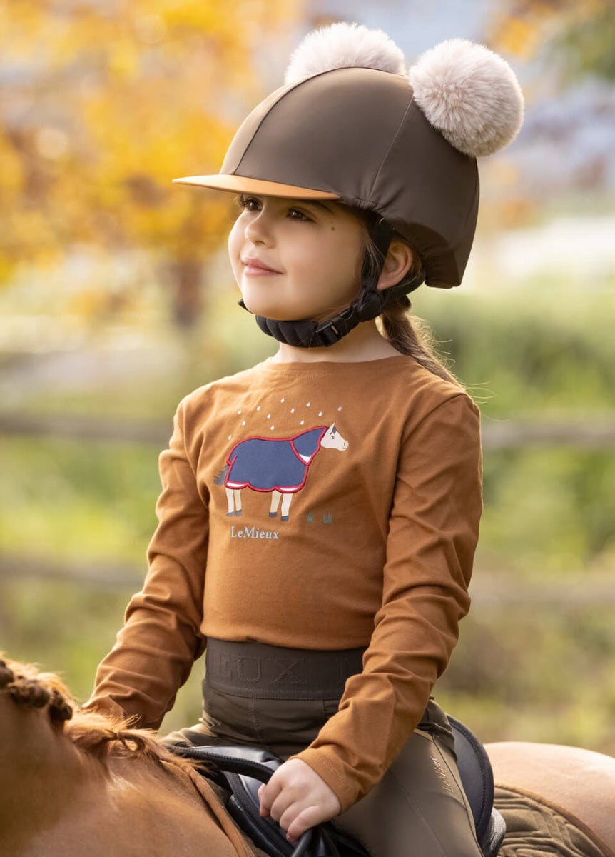 LeMieux Mini Jessie Long Sleeve Top - Ginger
