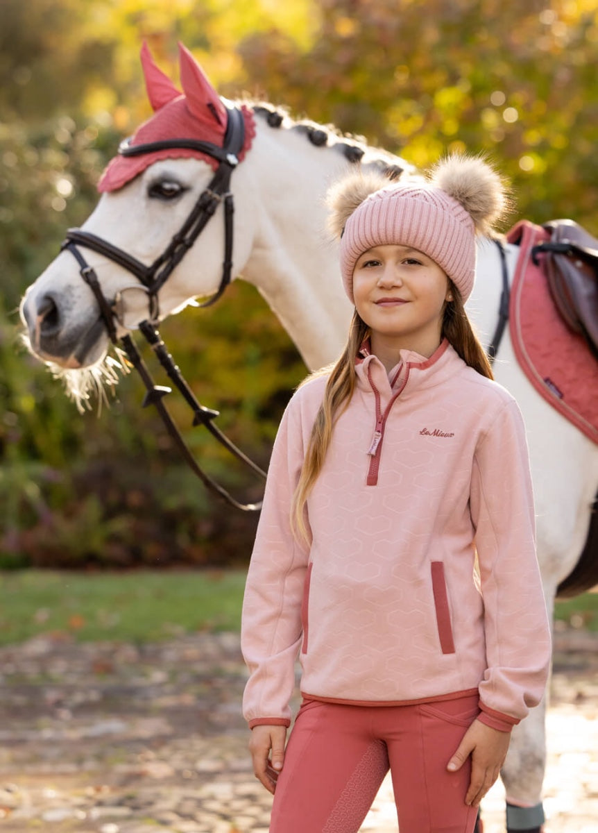 LeMieux Mini Maggie Heart Fleece - Petal