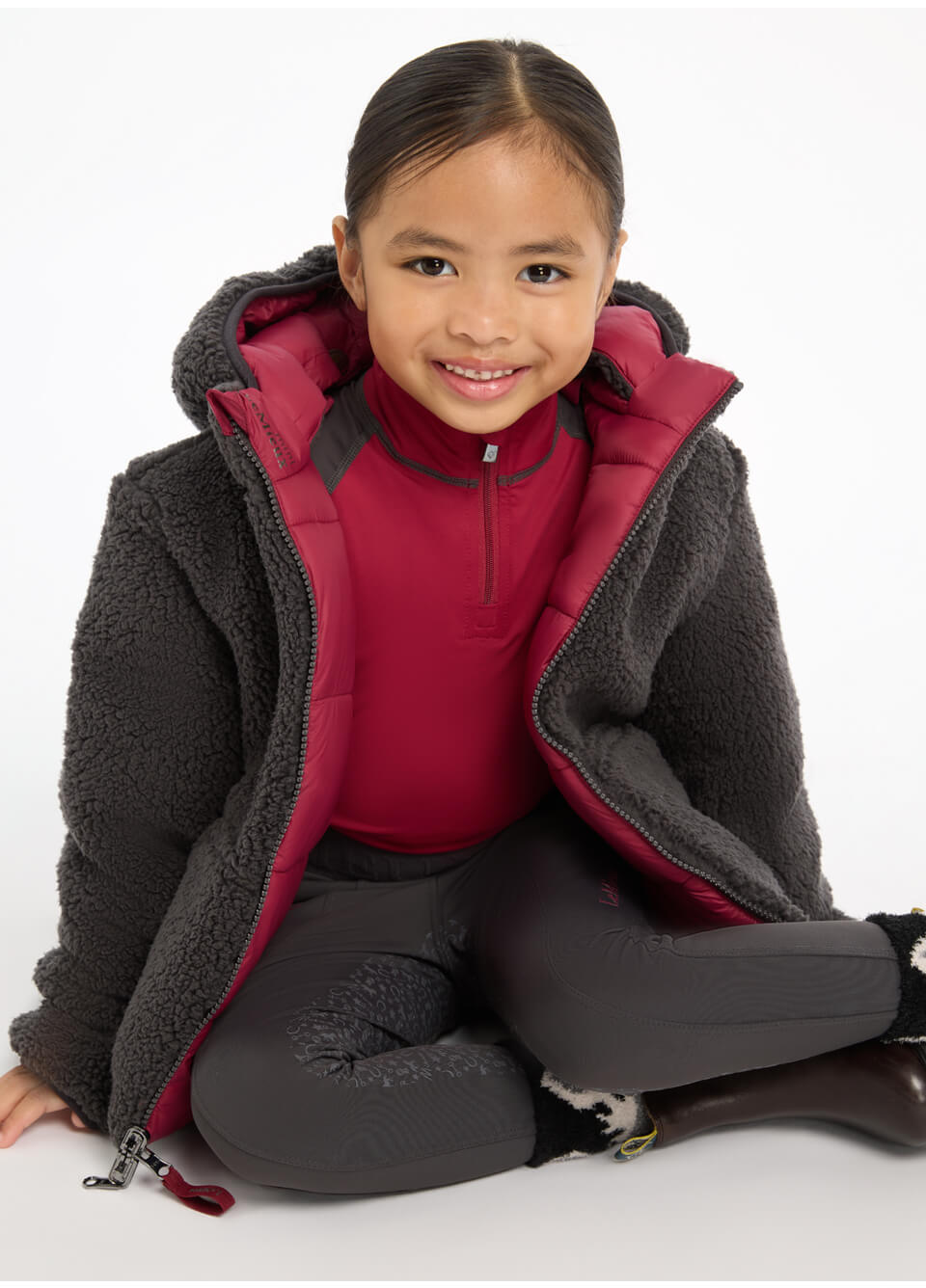LeMieux Mini Megan Reversible Puffer Jacket - Ember