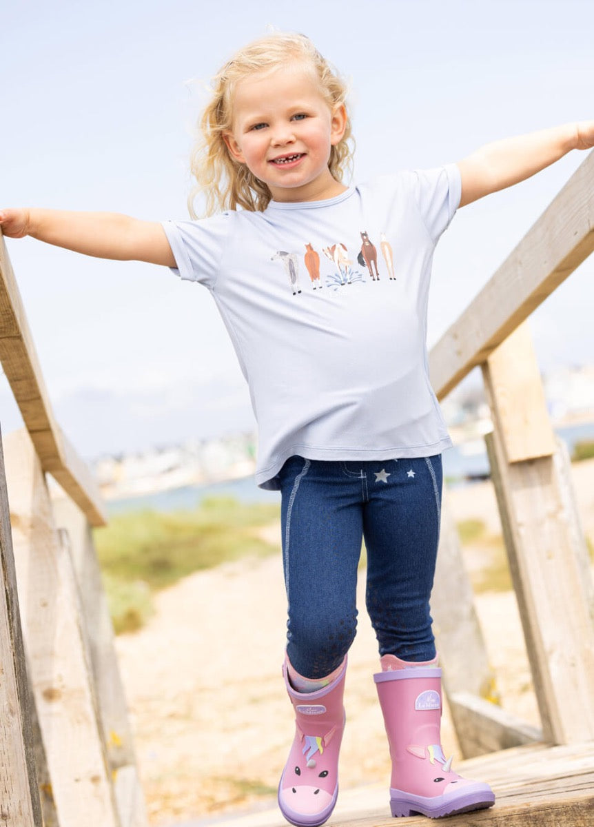 LeMieux Mini Puddle Pals T-Shirt - Mist