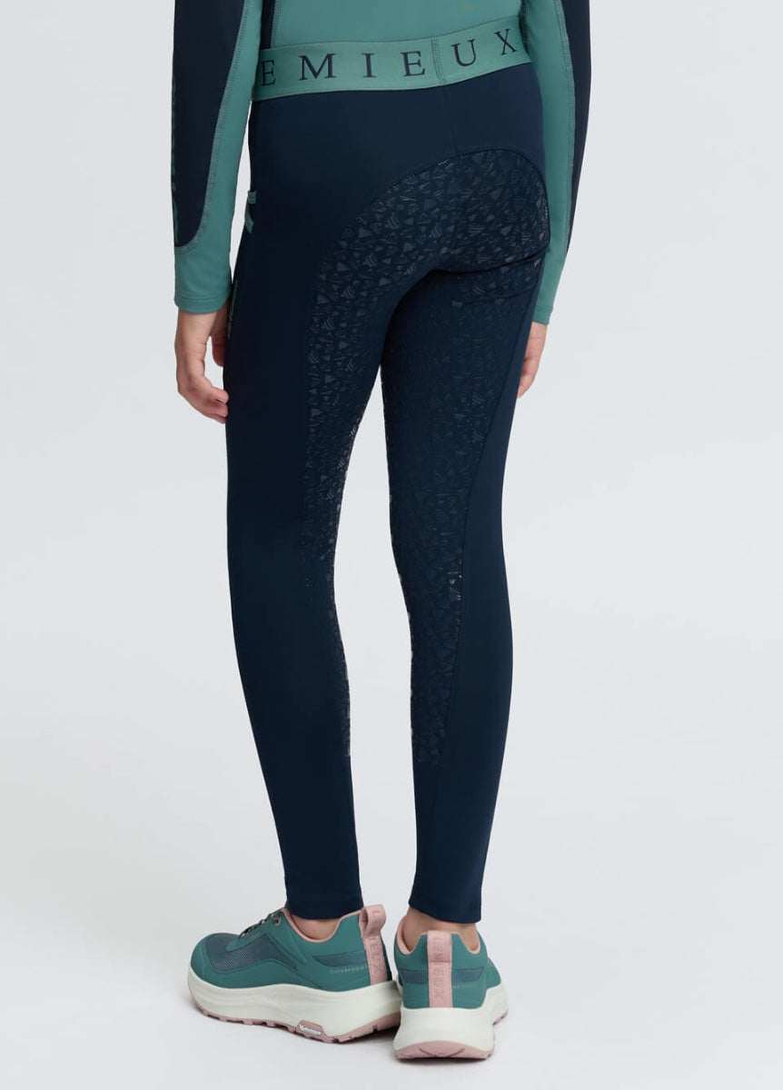 LeMieux Mini Pull On Breeches - Navy/Aloe