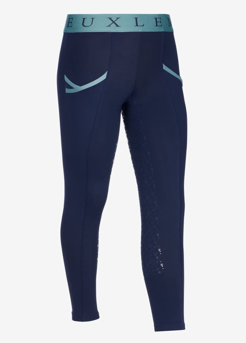 LeMieux Mini Pull On Breeches - Navy/Aloe
