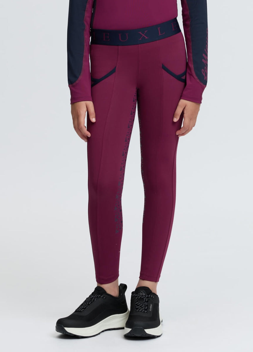 LeMieux Mini Pull On Breeches - Blackberry