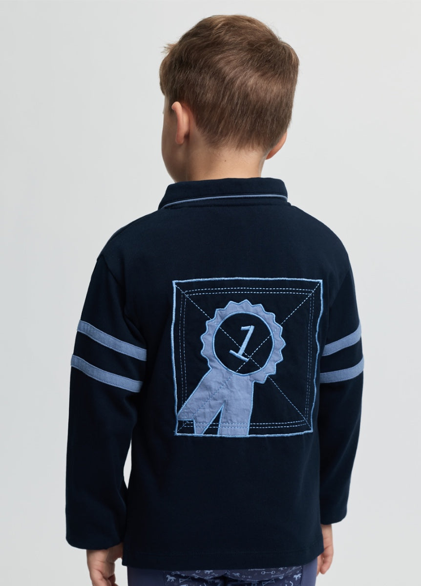 LeMieux Mini Robbie Rugby Shirt - Navy