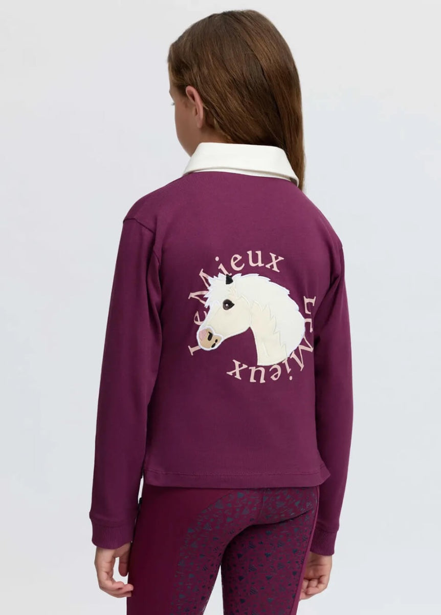 LeMieux Mini Roman Rugby Shirt - Blackberry