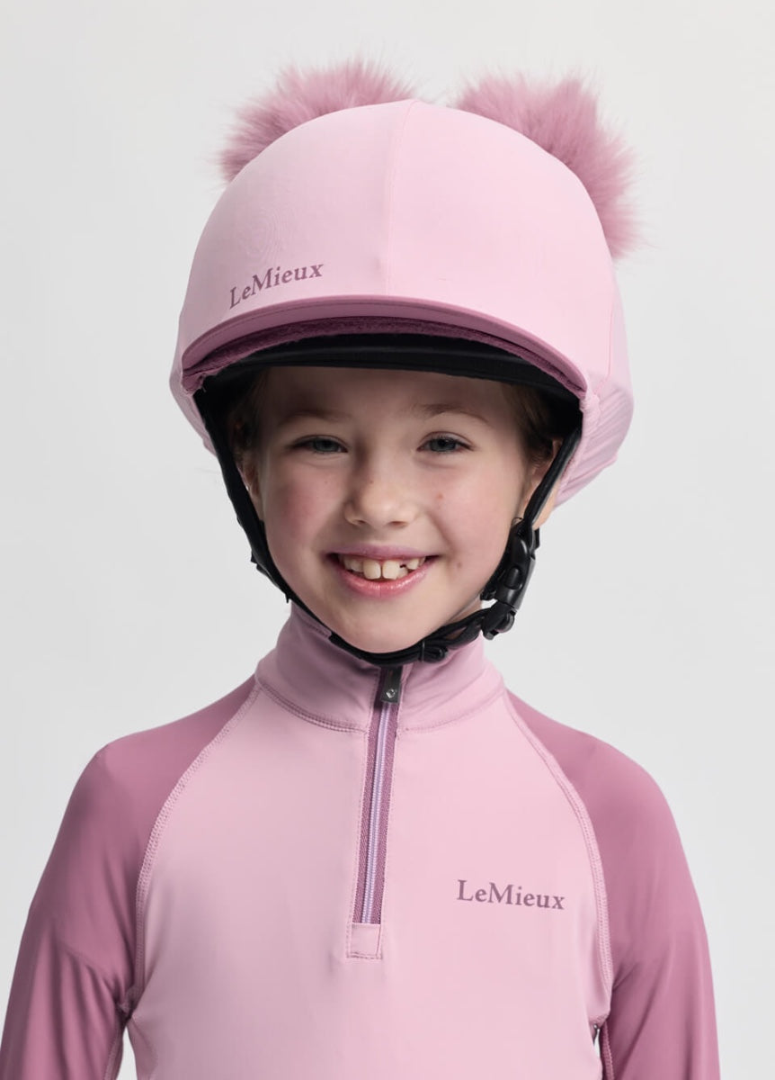 LeMieux Mini Double Pom Pom Hat Silk - Fondant