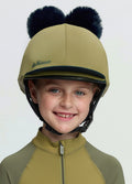 LeMieux Mini Double Pom Hat Silk - Gooseberry