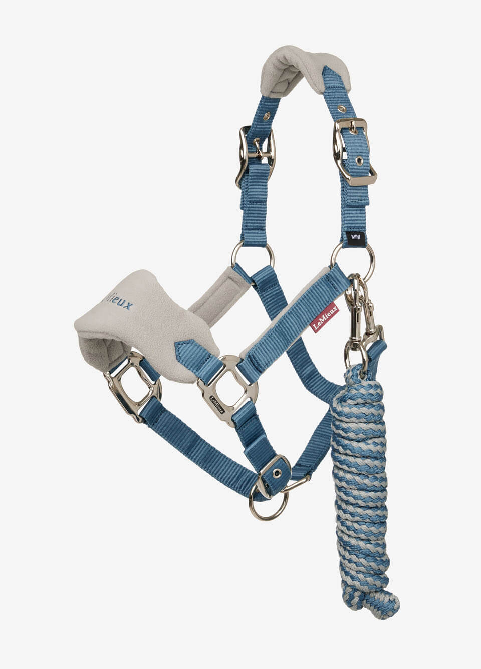 LeMieux Mini Vogue Headcollar & Leadrope - Ice Blue
