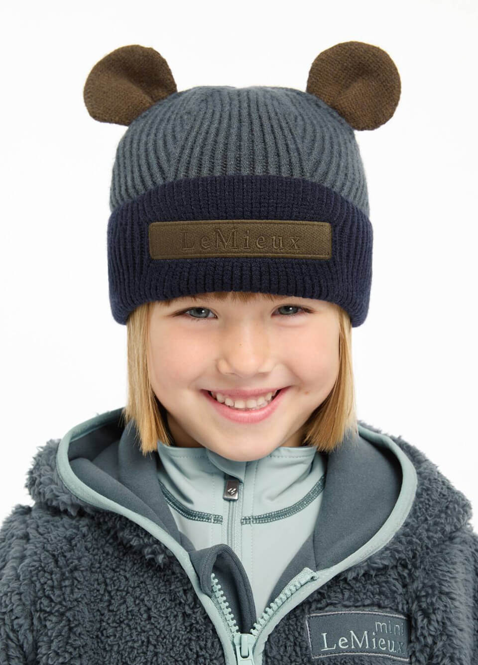LeMieux Mini Bear Beanie - Petrol