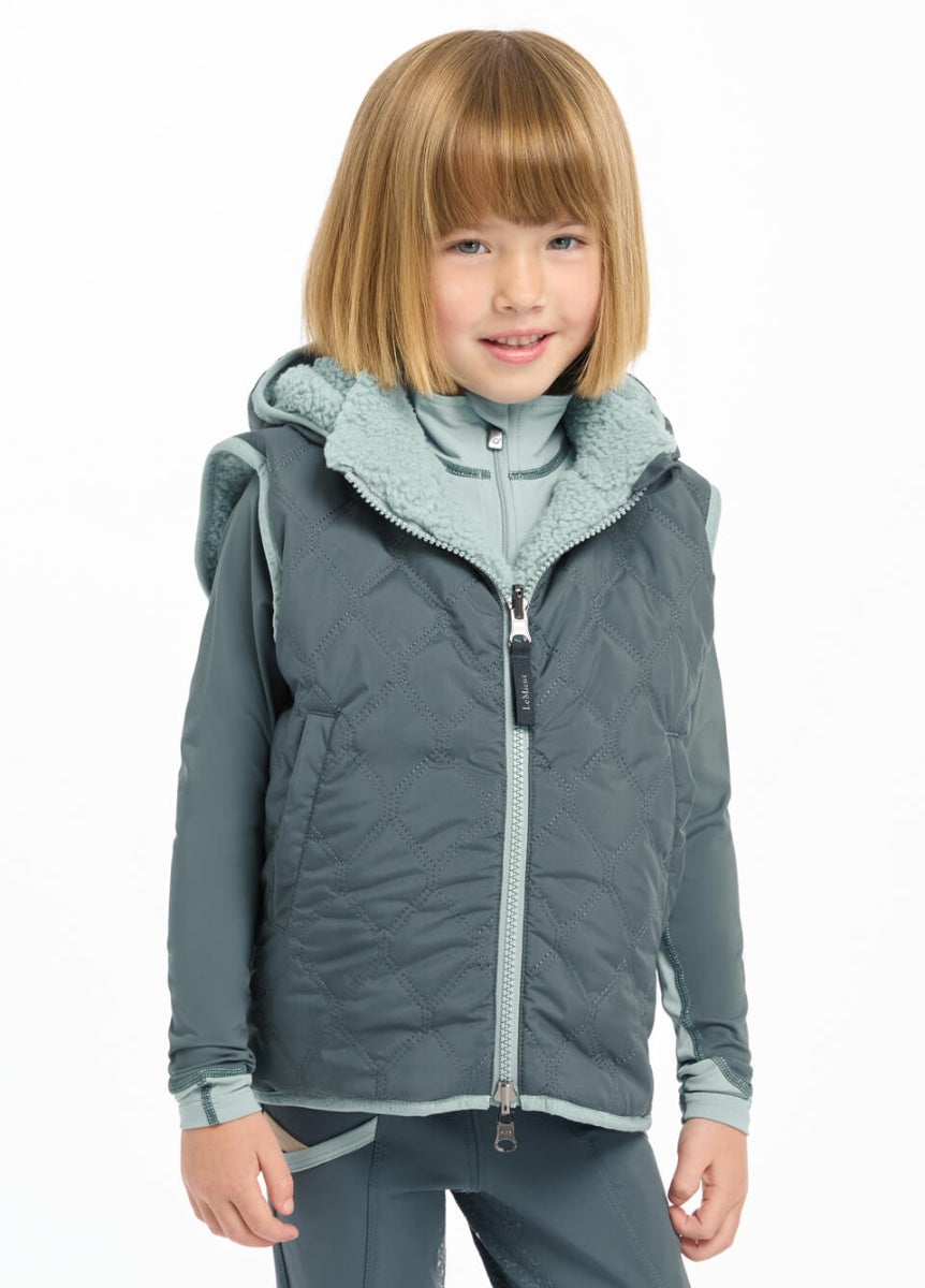 LeMieux Mini Elsie Reversible Gilet - Petrol