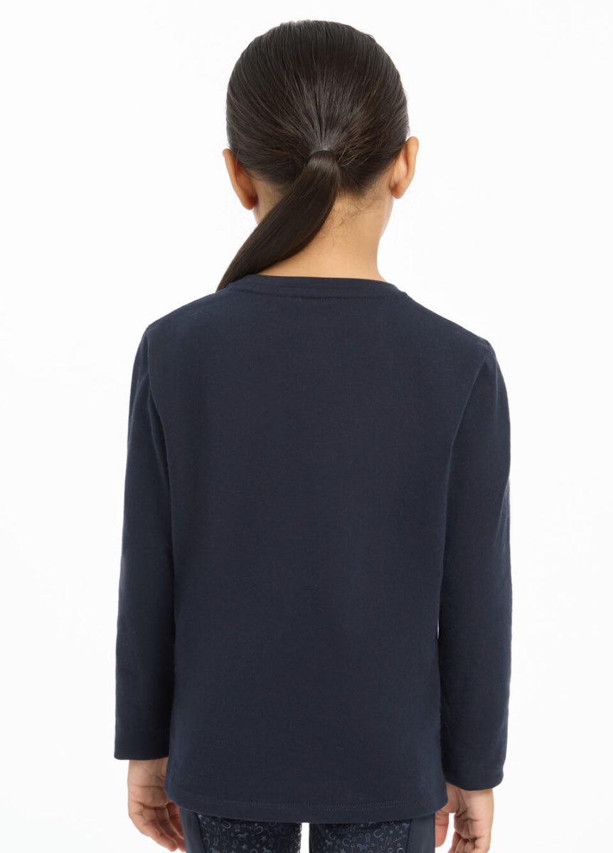 LeMieux Mini Jessie Long Sleeve Top - Navy