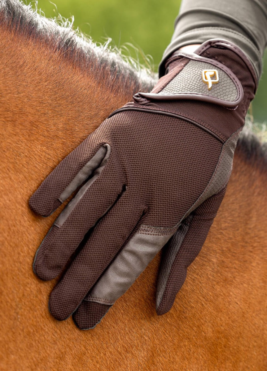 LeMieux Pro Mesh Glove - Brown