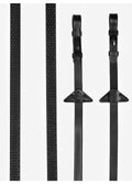 LeMieux Soft Rubber Reins - Black