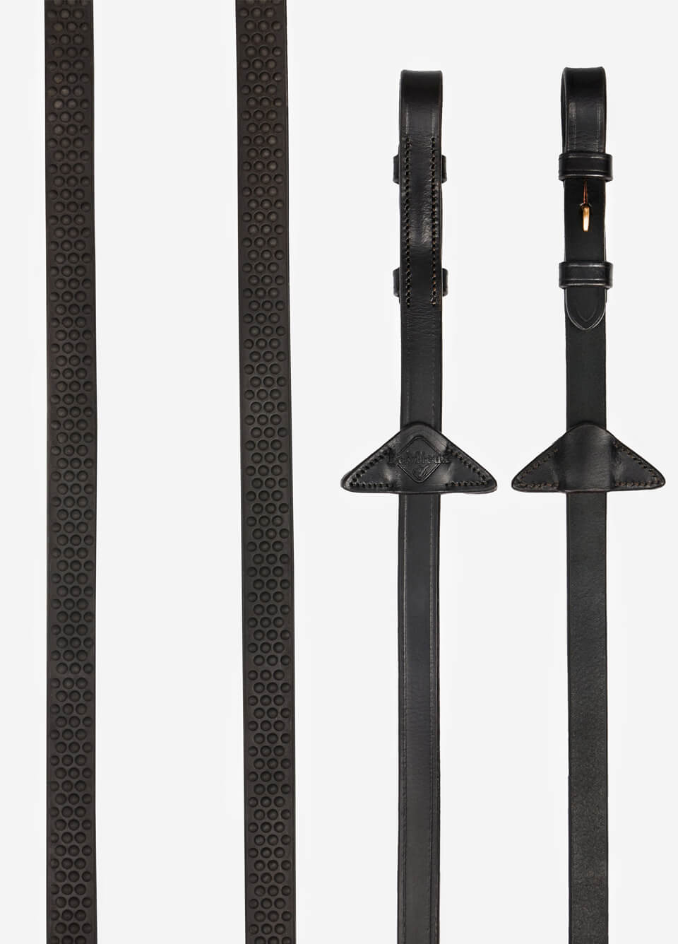 LeMieux Soft Rubber Reins - Brown