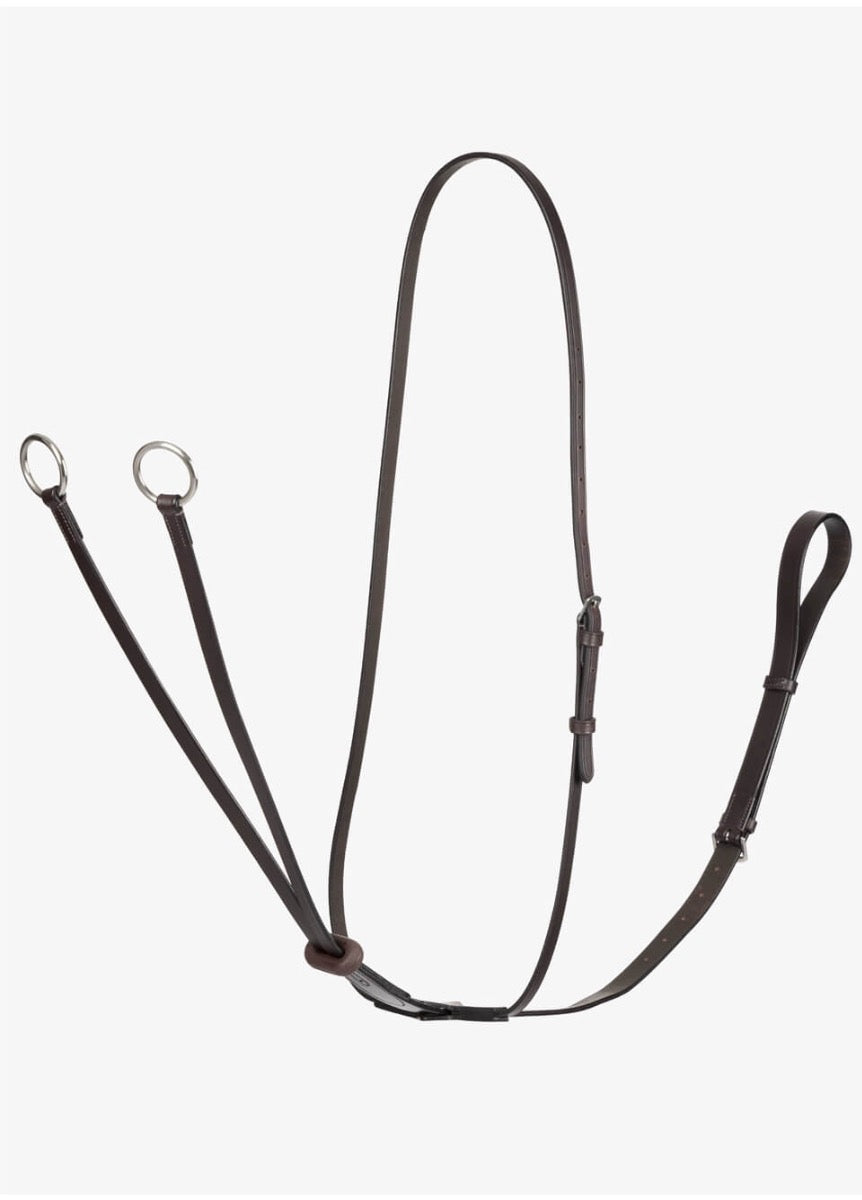 LeMieux Arika Running Martingale - Brown/Silver