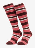 LeMieux Sabrina Stripe Fluffies Socks - Cranberry