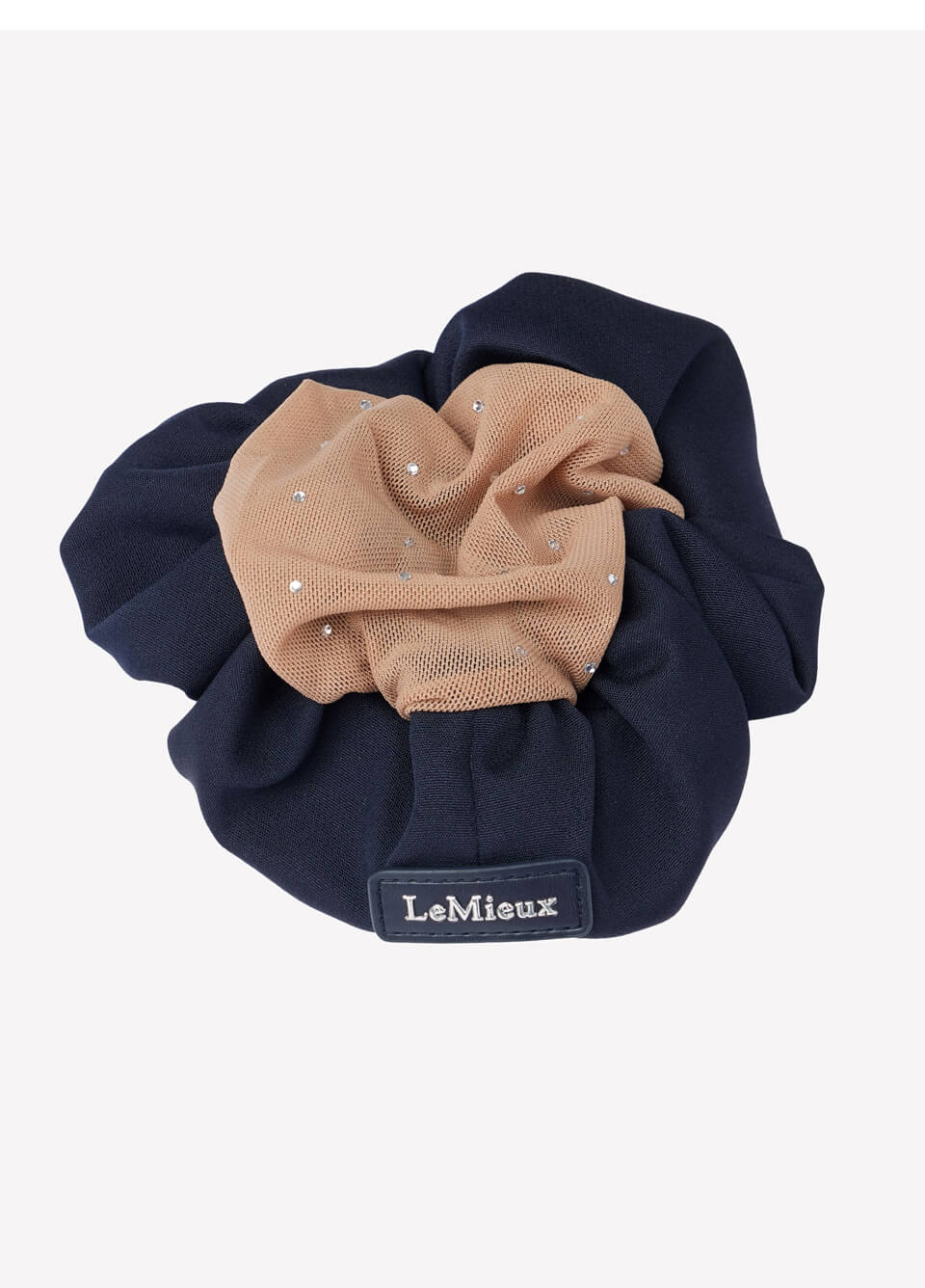 LeMieux Scrunchie with Crystal Hair Net - Navy/Blonde
