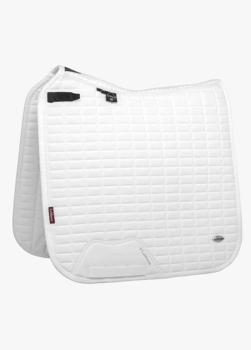 LeMieux Self-Cool Dressage Square - Arctic White
