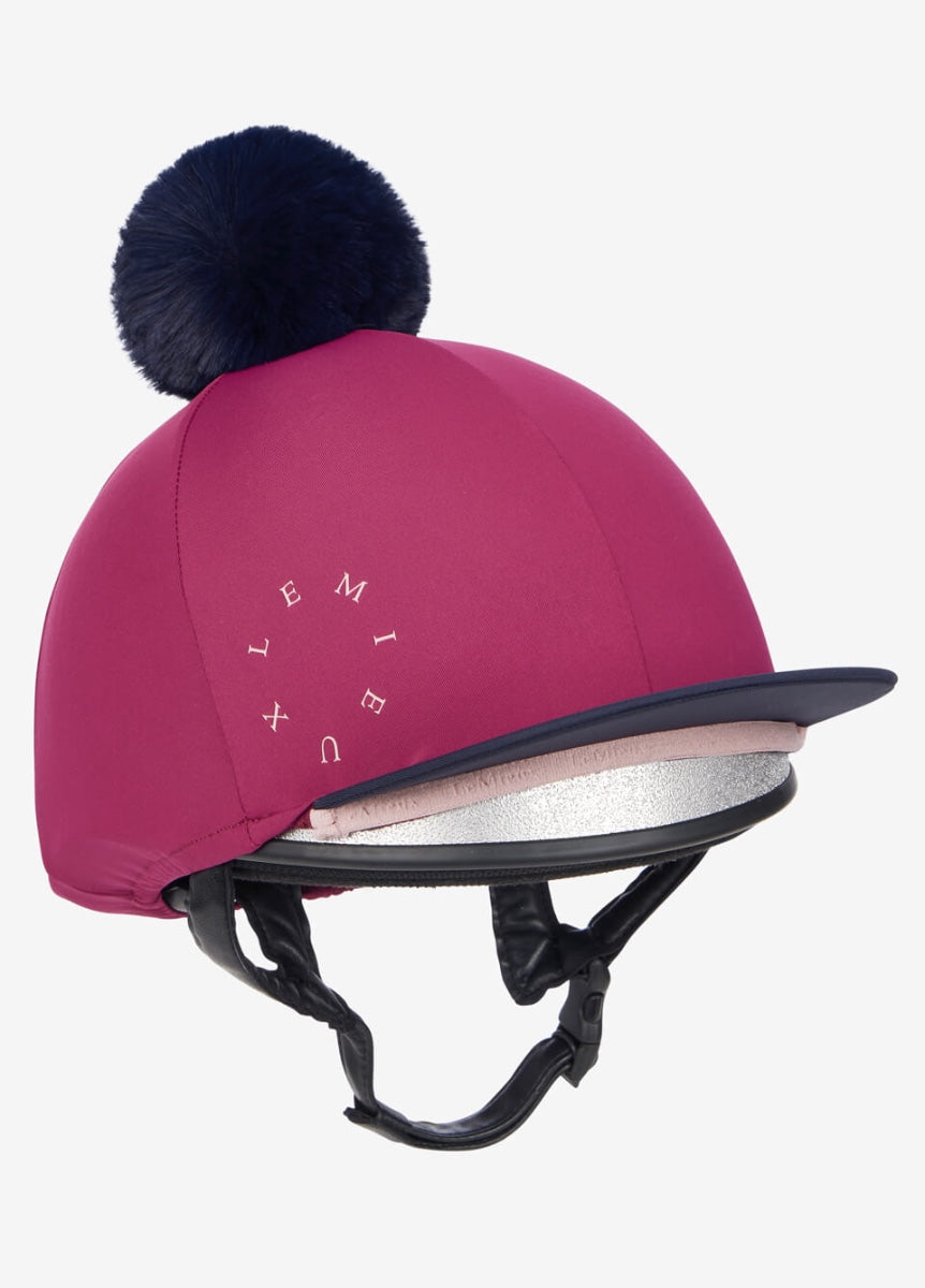 LeMieux Classique Pom Hat Silk - Blackberry