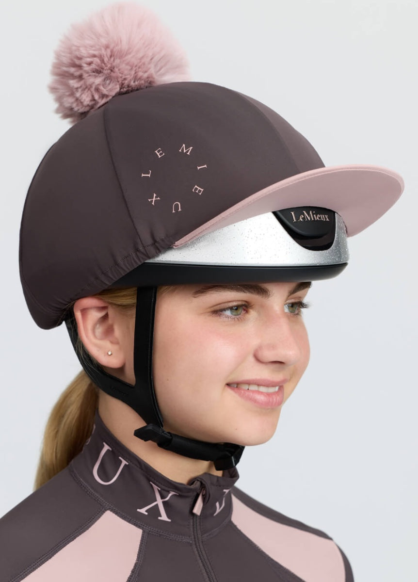 LeMieux Classique Pom Hat Silk - Cocoa
