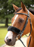 LeMieux Simuwool Noseband Cover - Black