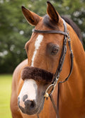 LeMieux Simuwool Noseband Cover - Brown