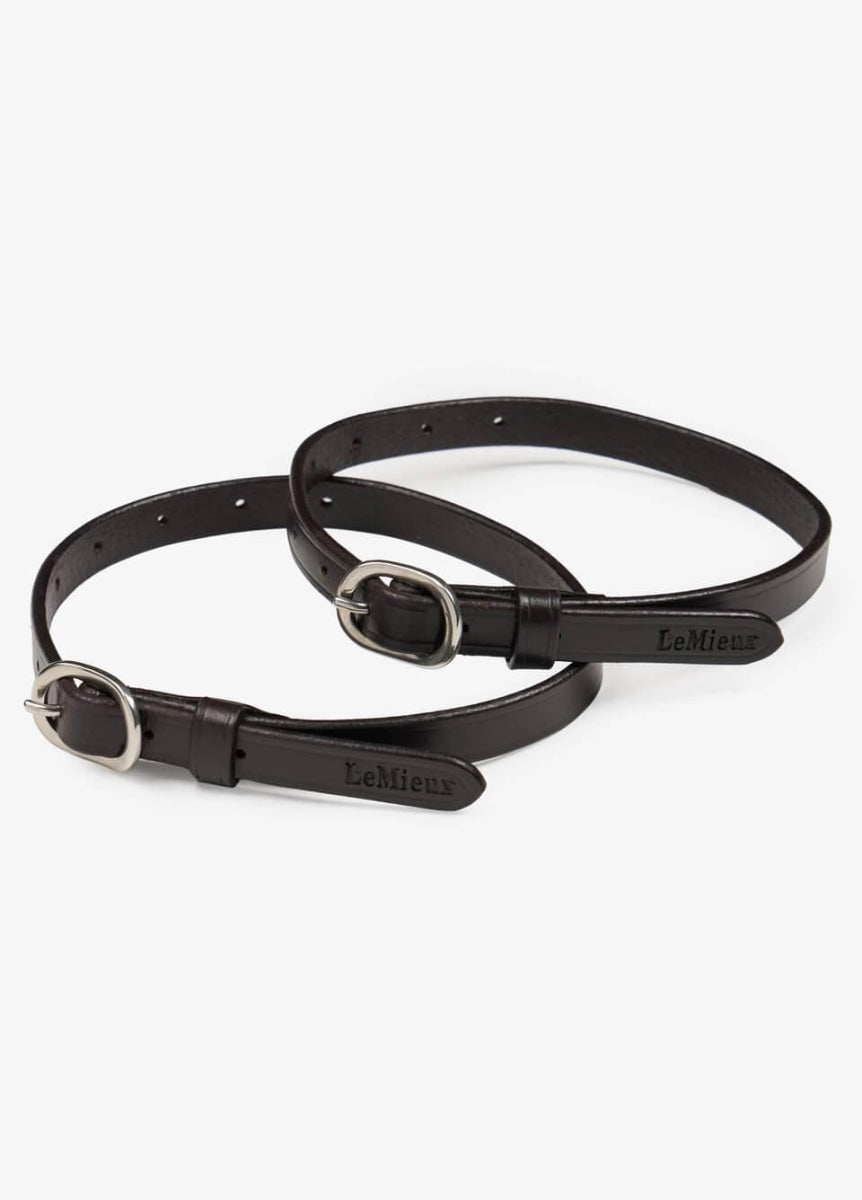 LeMieux Leather Spur Straps - Black