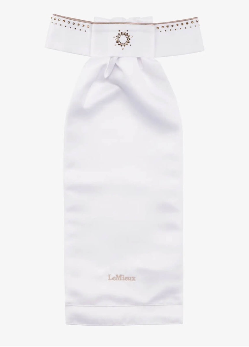 LeMieux Brilliance Stock - White/Espresso
