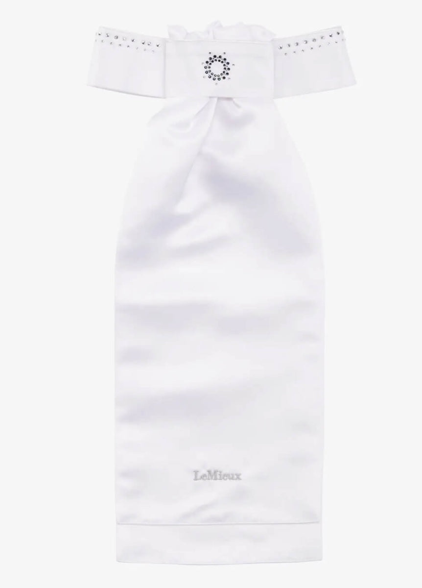 LeMieux Brilliance Stock - White/Navy