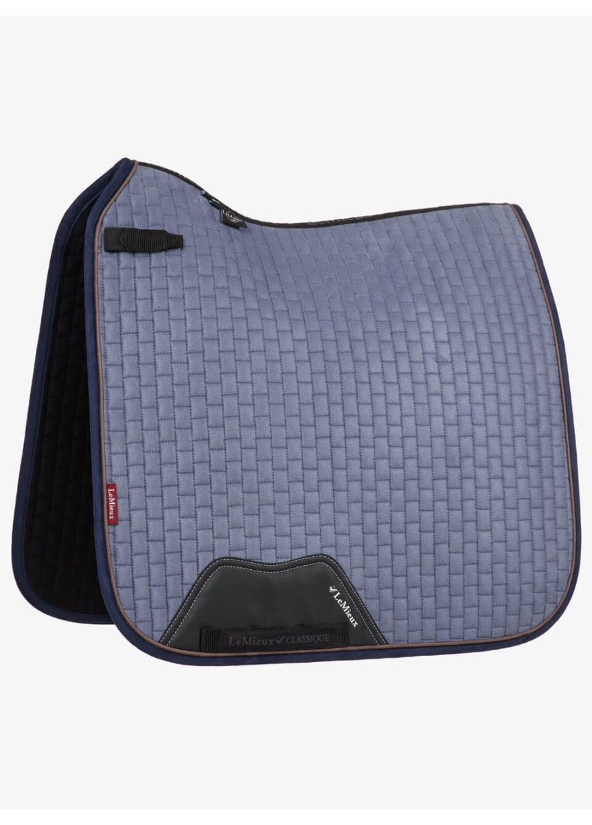 LeMieux Suede Dressage Square - Jay Blue