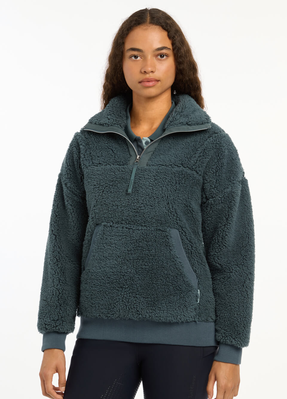 LeMieux Tara Teddy Fleece - Petrol