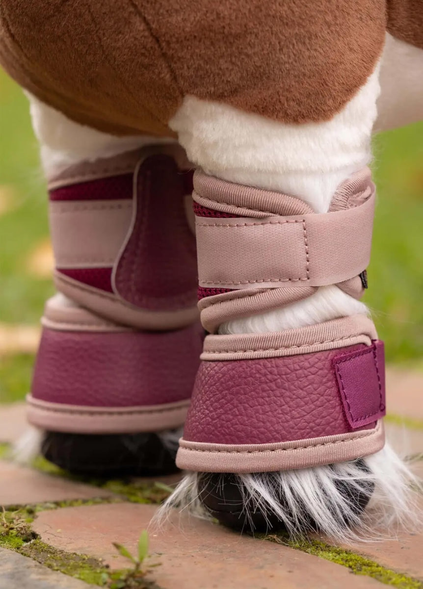 LeMieux Toy Pony Mesh Brushing Boots - Blackberry