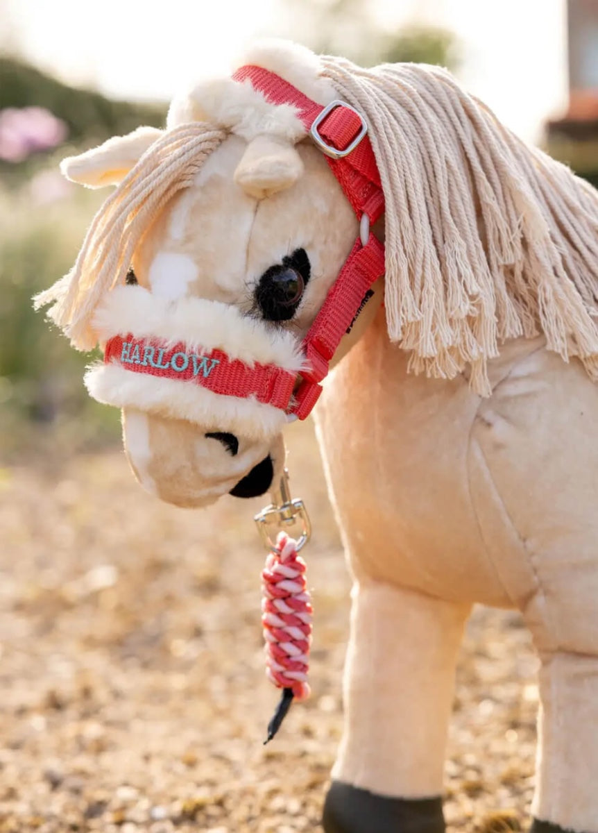 LeMieux Harlow Toy Pony Headcollar & Leadrope - Coral Crush