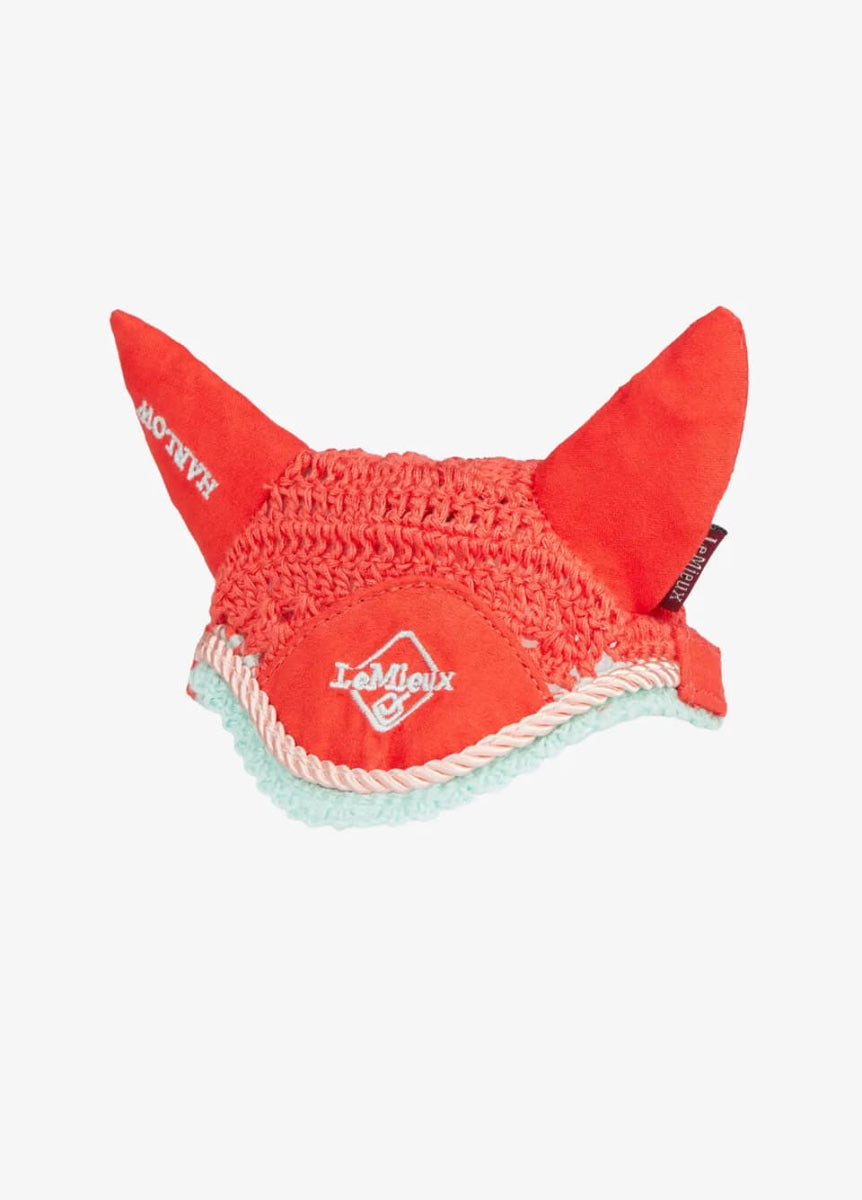 LeMieux Harlow Toy Pony Fly Hood - Coral Crush
