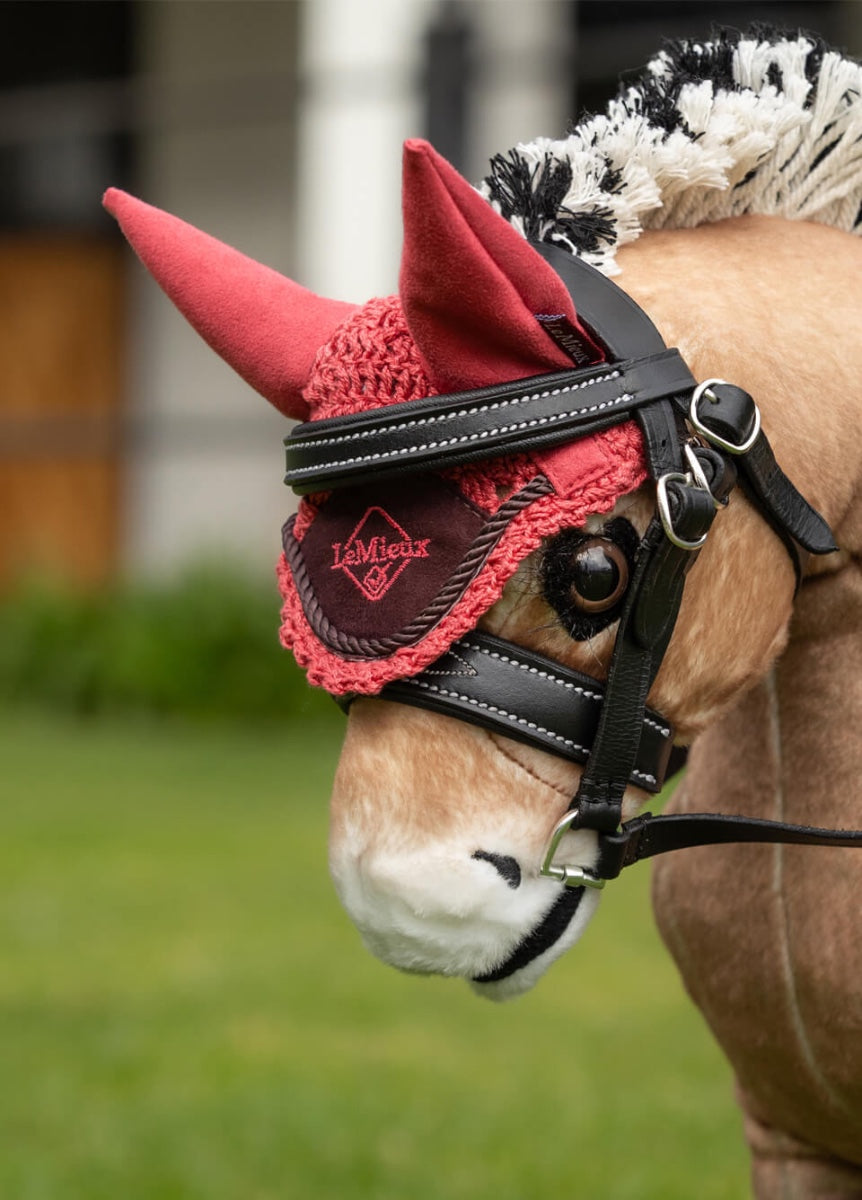 LeMieux Toy Pony Fly Hood - Cranberry