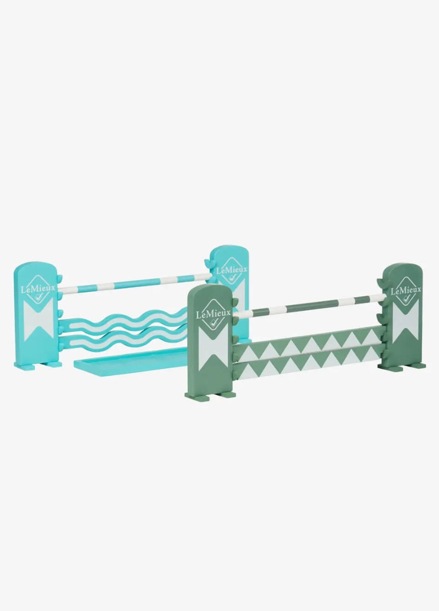 LeMieux Toy Pony Jump Set - Azure/Sage/White
